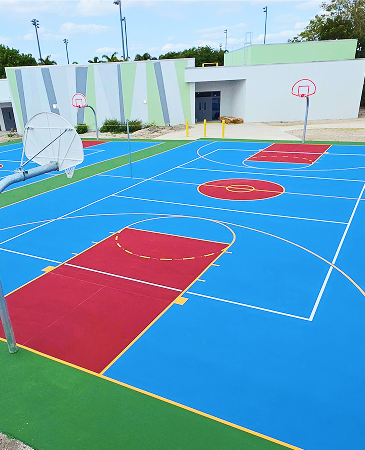 Basketball Court Construction & Resurfacing